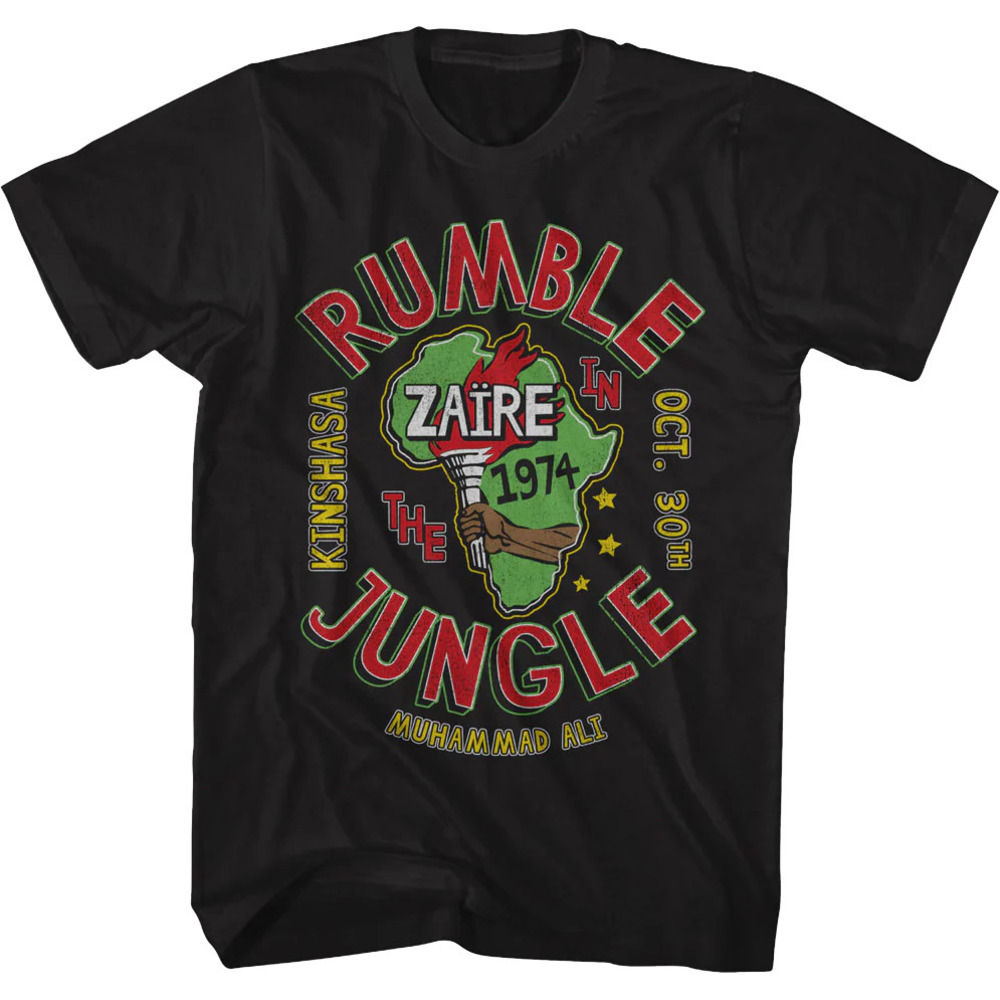 Rumble In The Jungle 1974 Muhammad Ali Tshirt